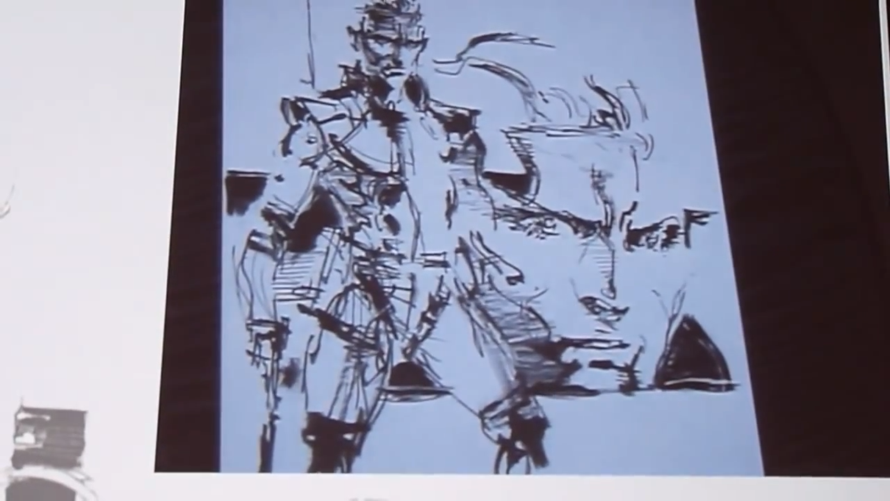 絵学動画 新川洋司 メタルギアソリッド スネークを即興で描く