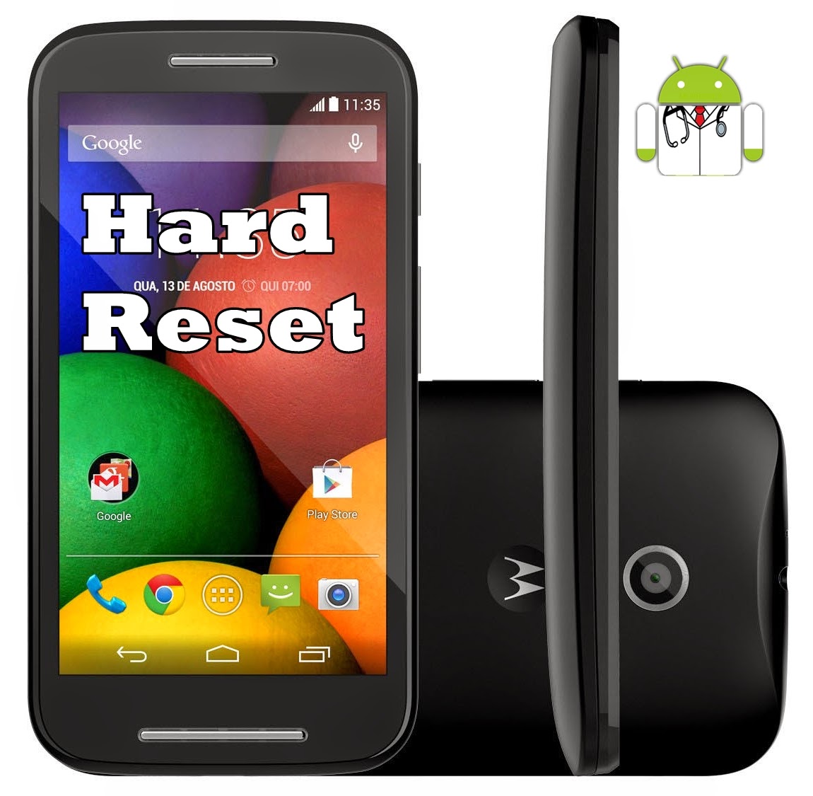 Hard Reset Motorola XT1025 Moto E (Todos os modelos) com