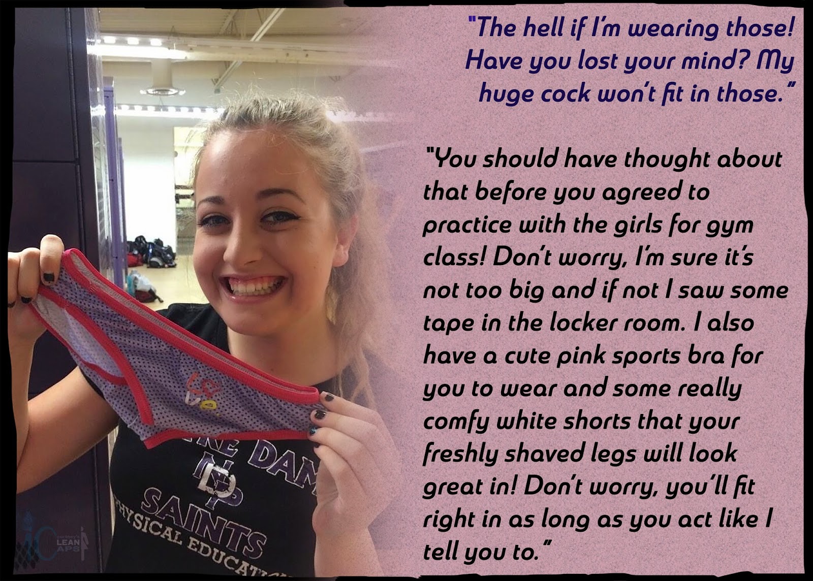 Gym Class Fail Courtney's Clean Caps