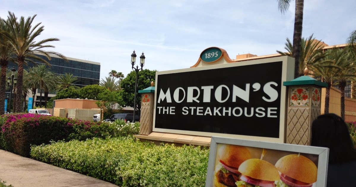 The Pastry Chef's Baking Restaurant Review Morton's The Steakhouse, Anaheim, CA
