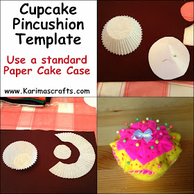 easy felt cupcake pincushion tutorial muslim blog
