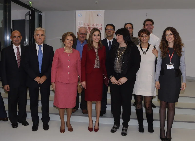 Queen Letizia of Spain attends the closing ceremony of the 2nd Ibero American Meeting