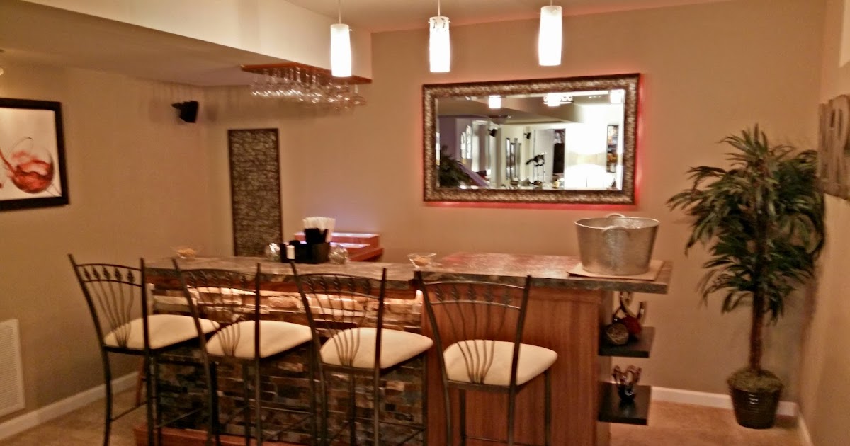 Road to the Ravenna DIY Custom Bar with Stone Accent