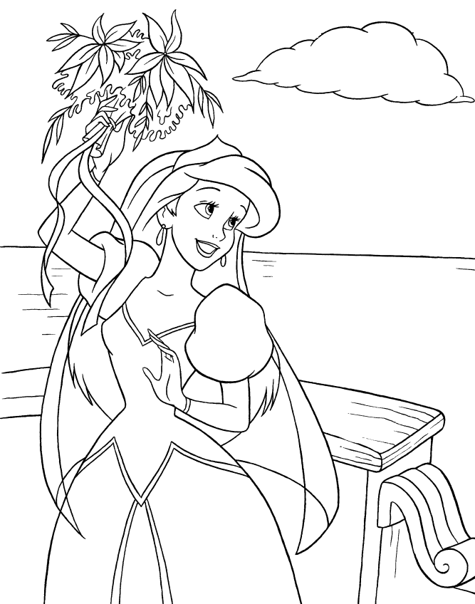 Coloring Pages: Ariel the Little Mermaid Free Printable Coloring Pages