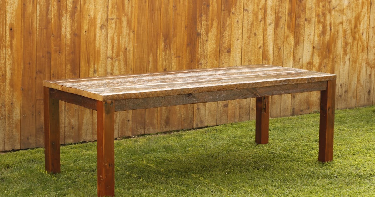 Arbor Exchange Reclaimed Wood Furniture Hemlock Dining Table