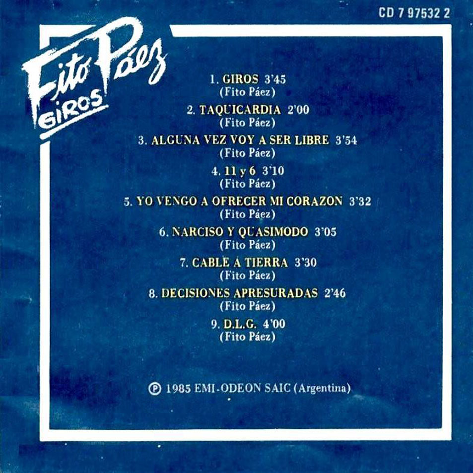 Swingville Fito Paez Giros (1985)