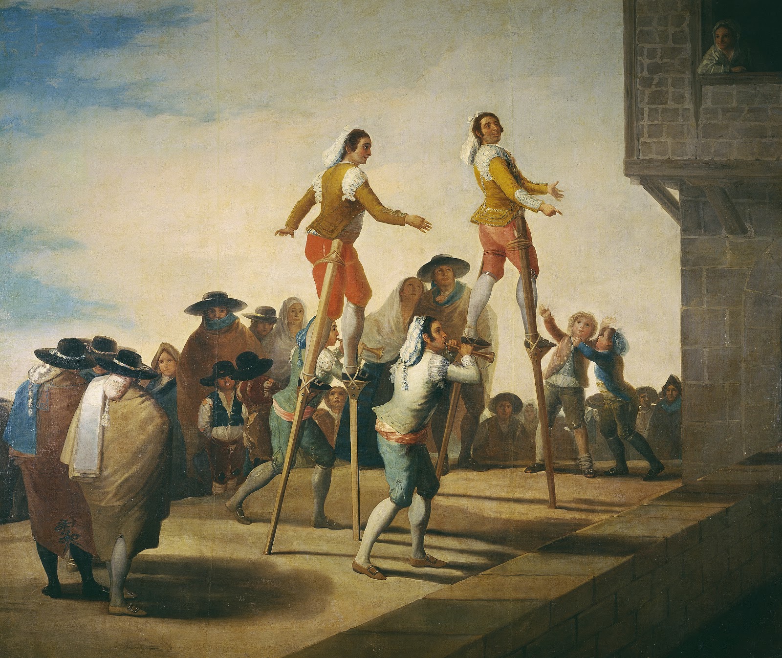 Francisco  Goya  The  Stilts C   