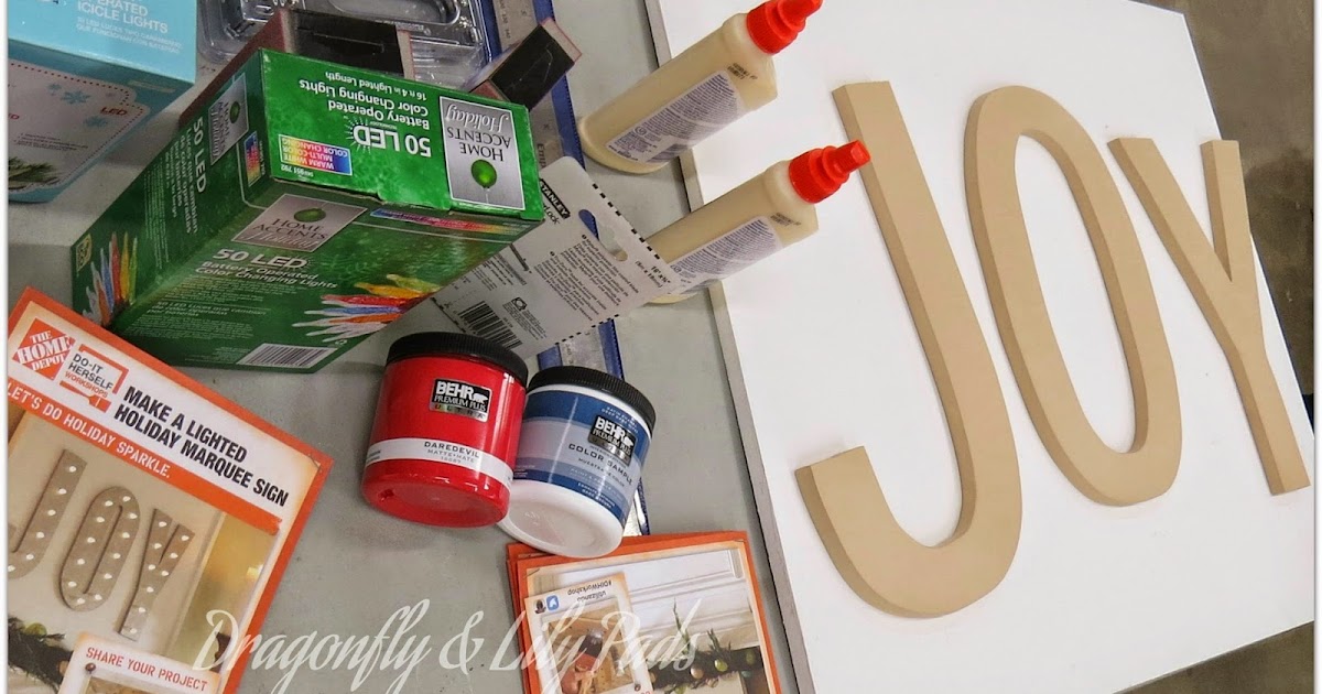 Dragonfly & Lily Pads Home Depot DoItHerself 1