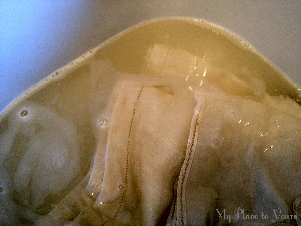 STORAGE STAIN REMOVAL How to Care for Vintage Linens & Lace