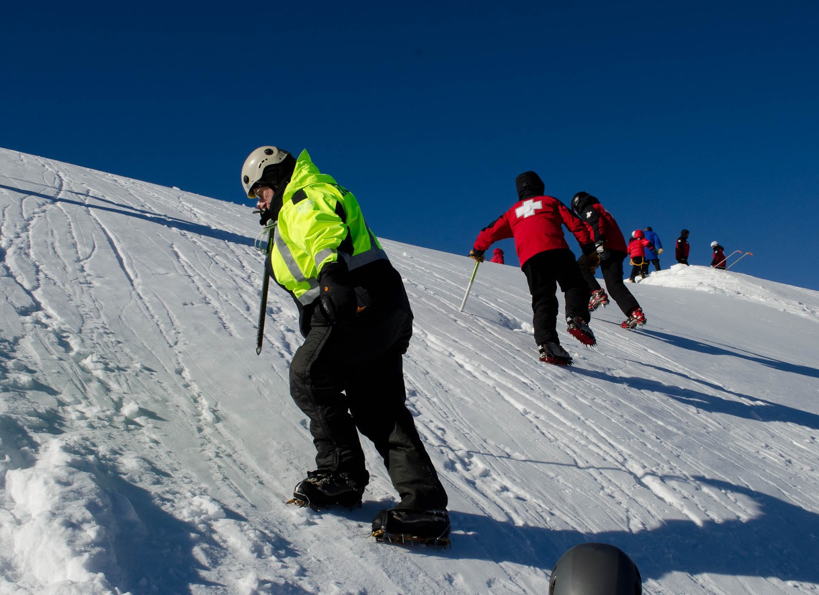 Franklin Search & Rescue Photos of Ice Axe and Crampon Training 1272013
