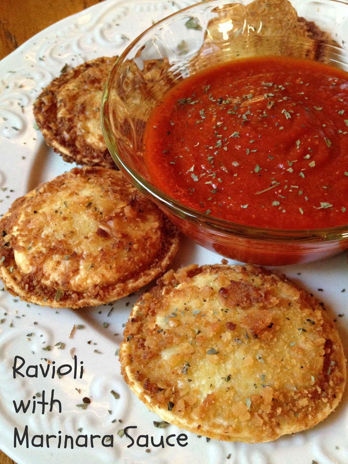 Turnips 2 Tangerines Toasted Ravioli with Marinara Sauce