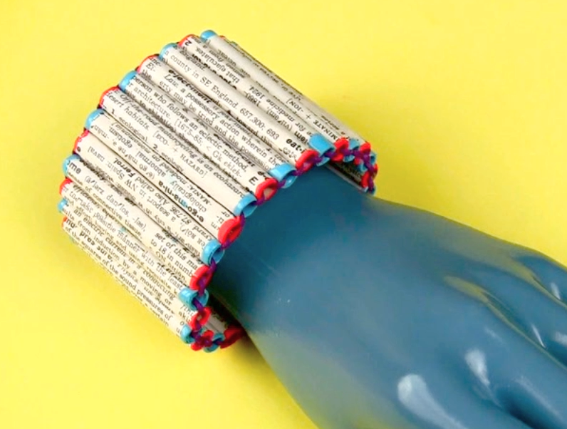 Mark Montano Drinking straw bracelets!