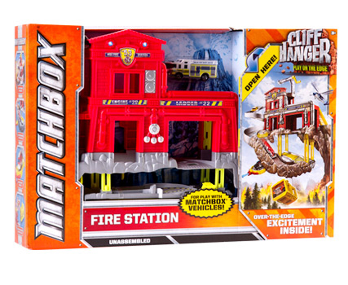 Matchbox Cliff Hanger Fire Station Hook of the Day