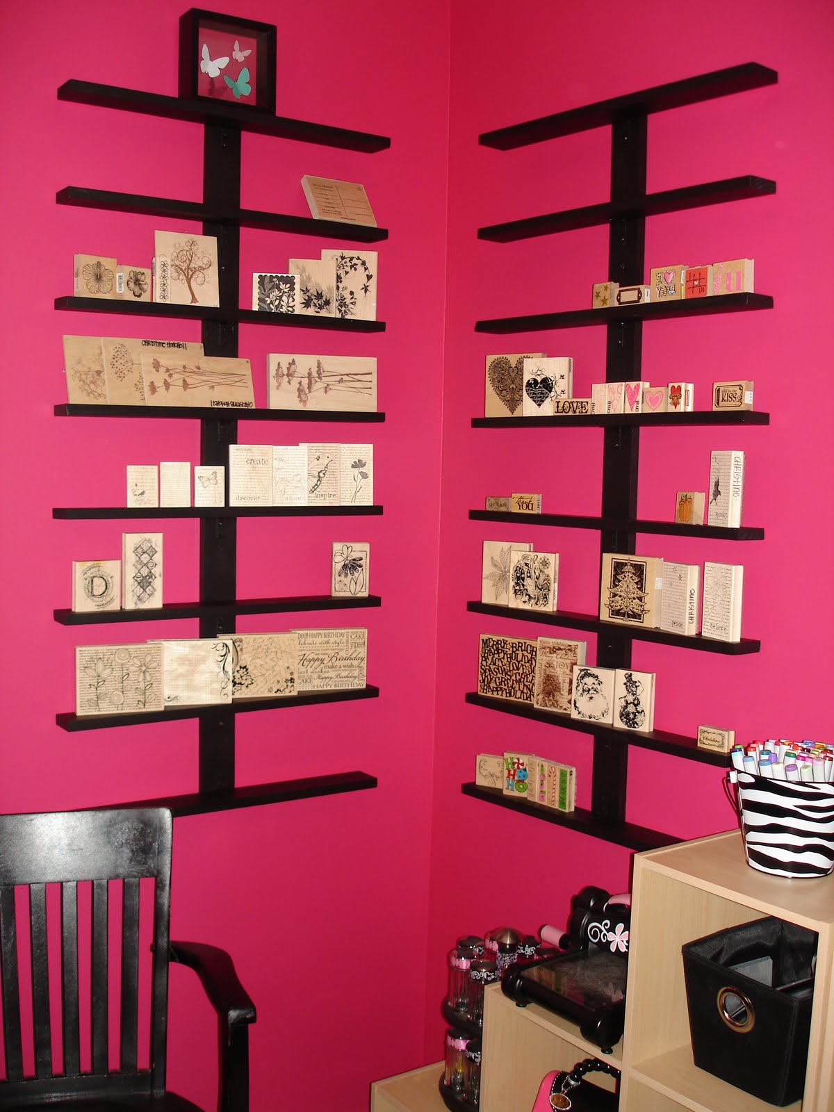 Scrapbooking Techniques Stamp Storage Idea....