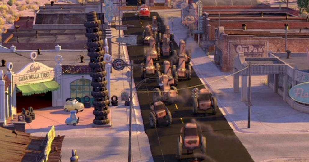 Dan the Pixar Fan Cars Luigi, Guidor & Tractor Movie Moments 3Pack