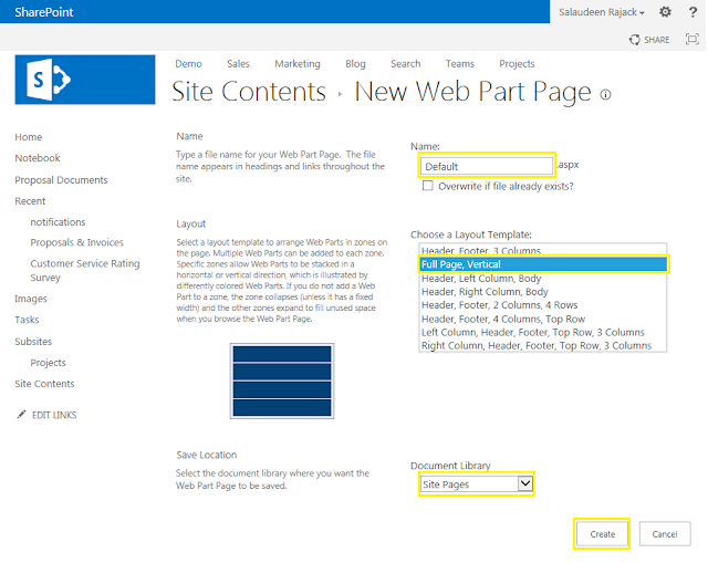 Sharepoint Diary