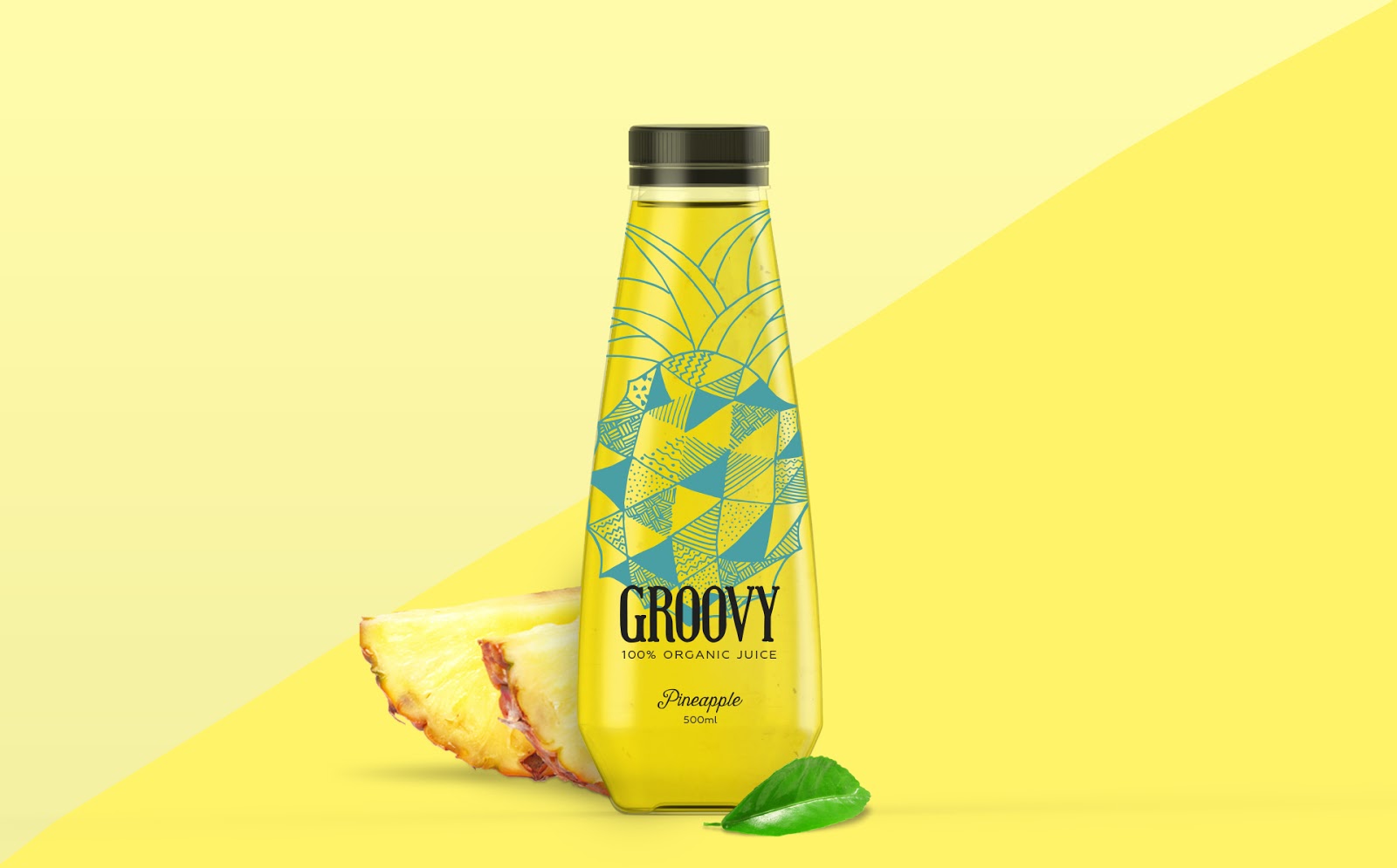 Groovy 100 Organic Juice (Student Project) on Packaging of the World Creative Package Design