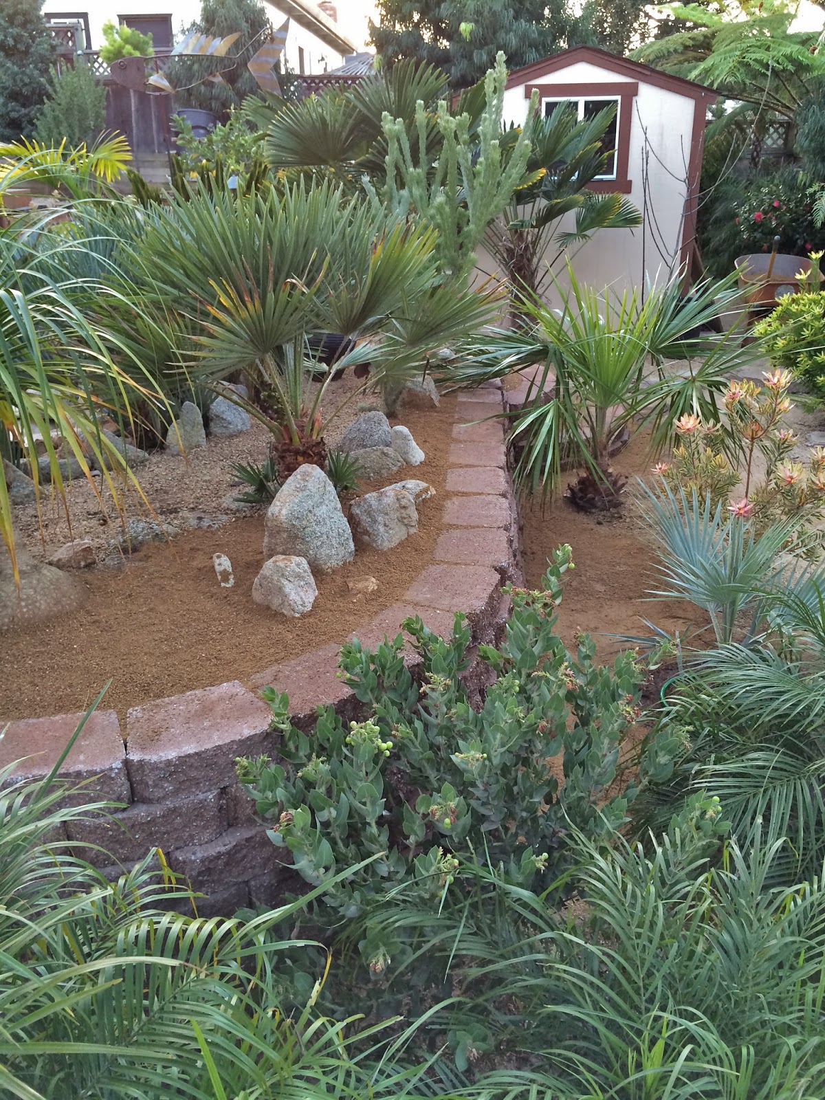 Duane's Garden Final retaining wall replacement project