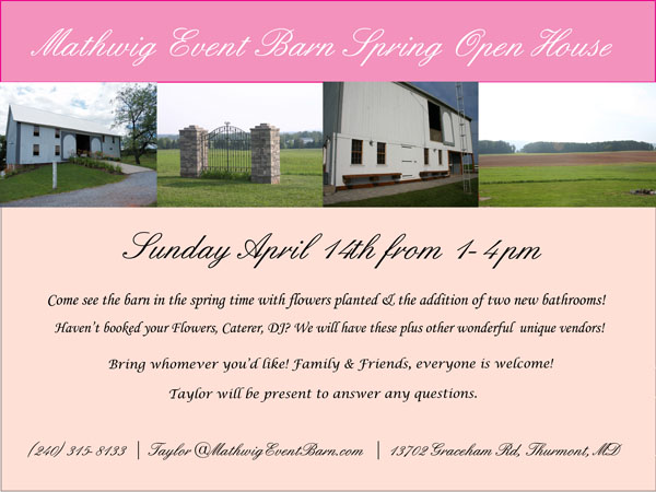 Nolo Weddings Events Barn Wedding Venue Open House