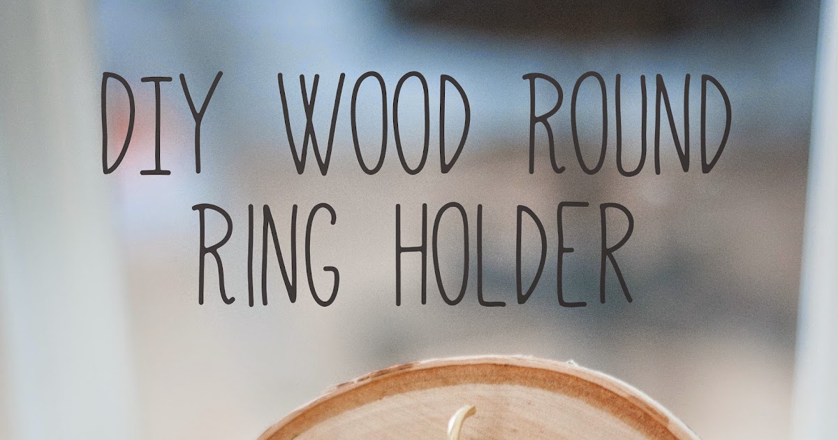 DIY Wood Round Ring Holder from Erica Diane's Vintage Zest!