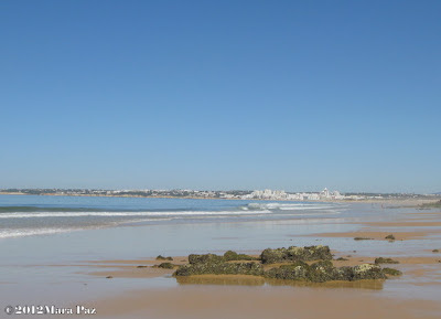 Galé beach, at low-tide