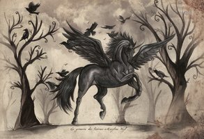 The Magic Kingdom Of Illustration Le Grimoire Des Licornes Di Maryline Weyl Rosa favolosa bestia con le ali. the magic kingdom of illustration blogger