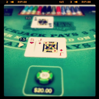 blackjack table of ipad casino game