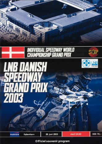 SPEEDWAY STAR JUNE 21 2003 NICKI PEDERSEN