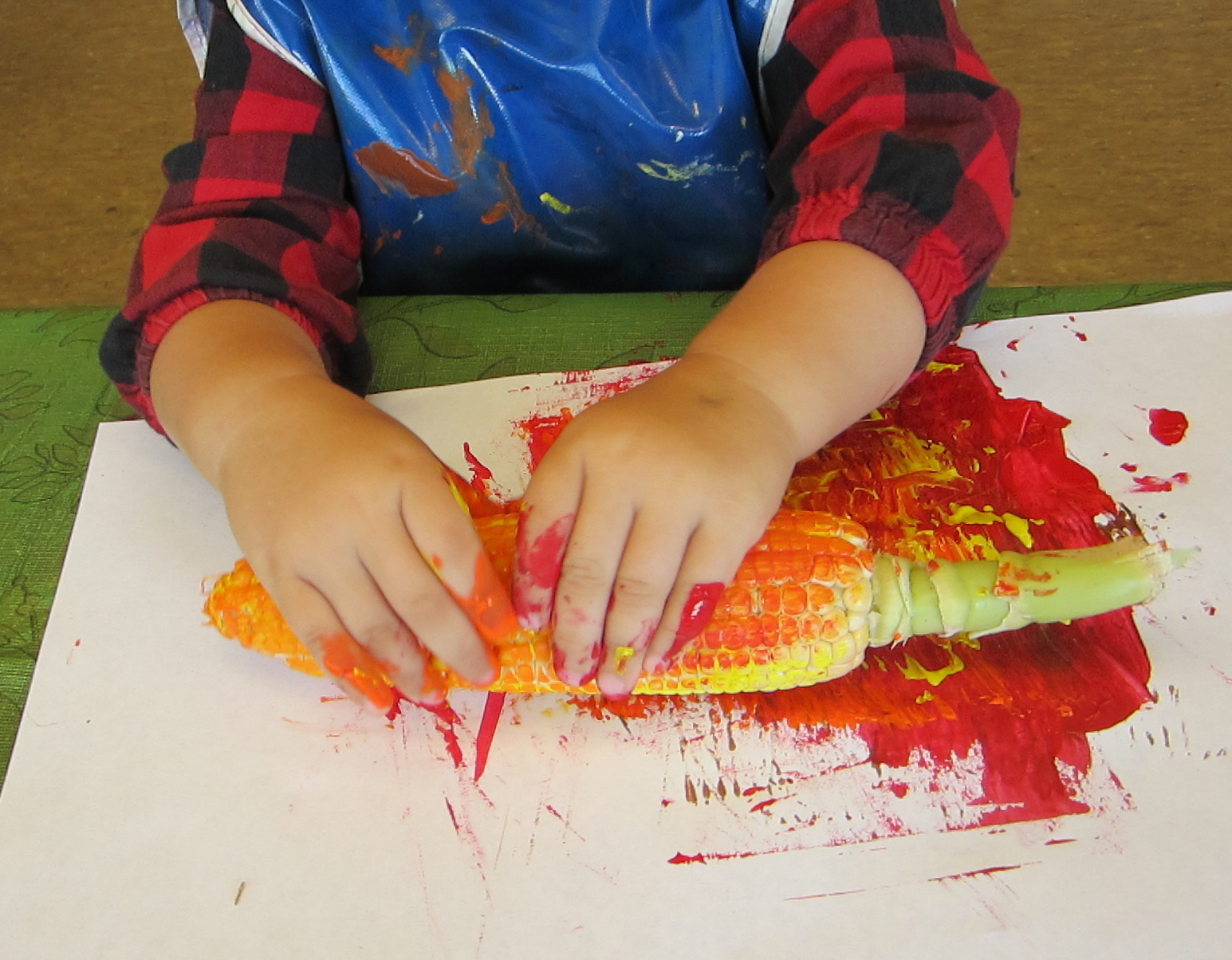 StrongStart Corn Cob Painting