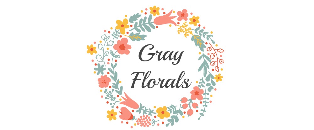 Gray Florals