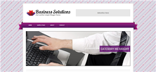 Bussiness Solutions Blogger Template