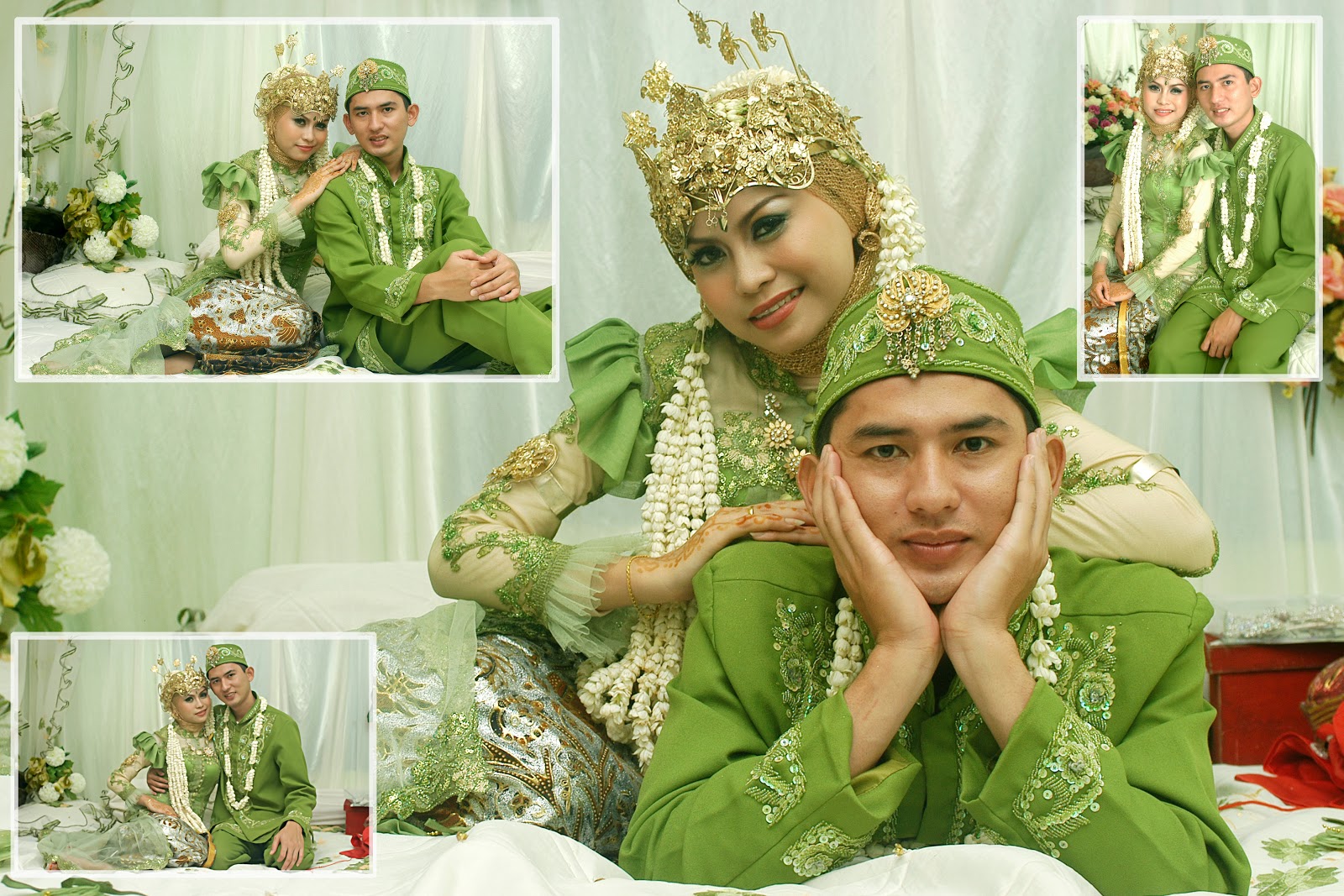 pengantin adat sunda berjilbab