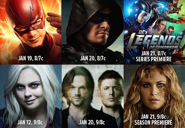 Даты выхода сериалов CW после нового года 2016