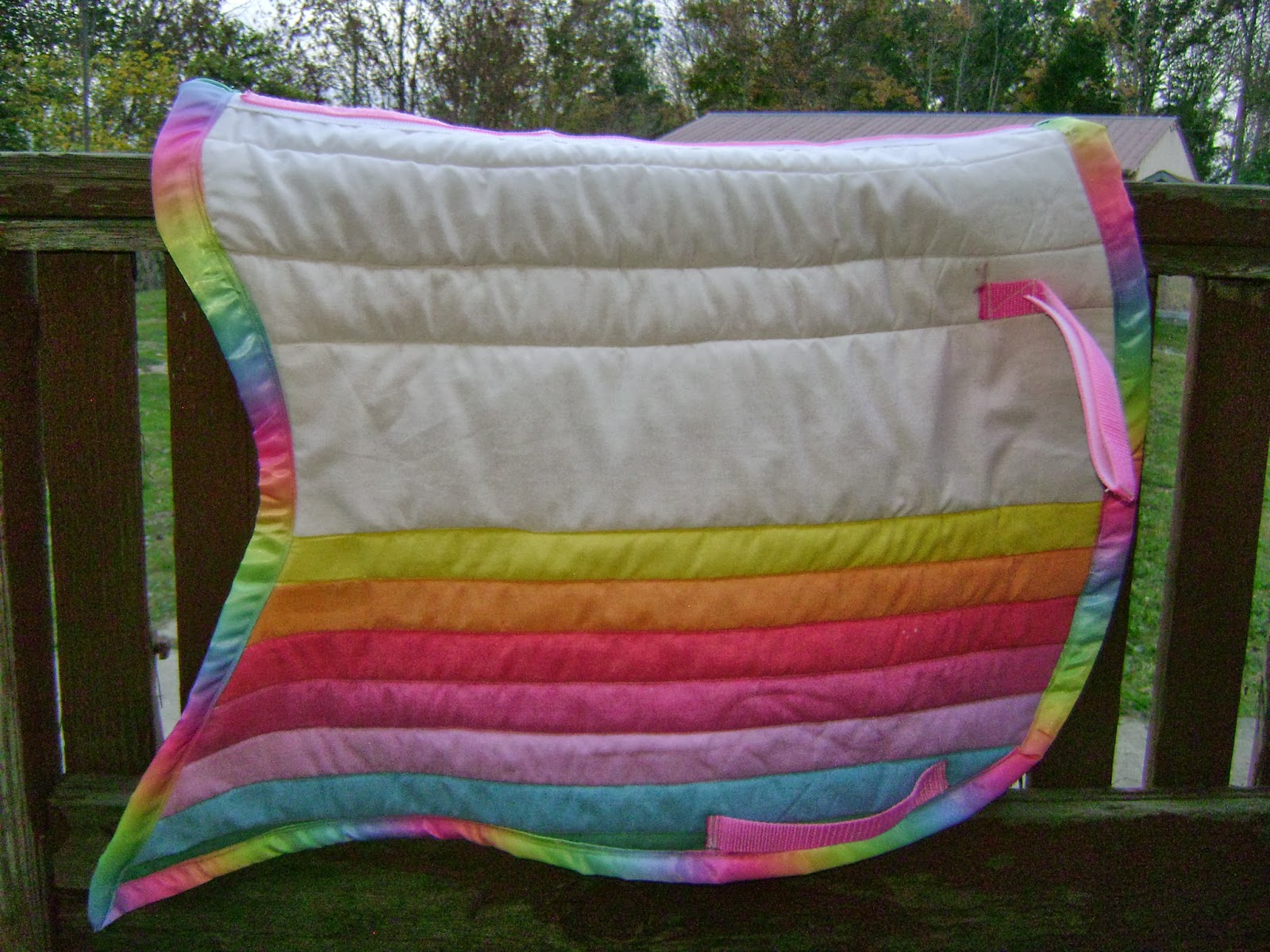 I MADE THAT MYSELF: DIY Saddle Pad in English or Western Batwing