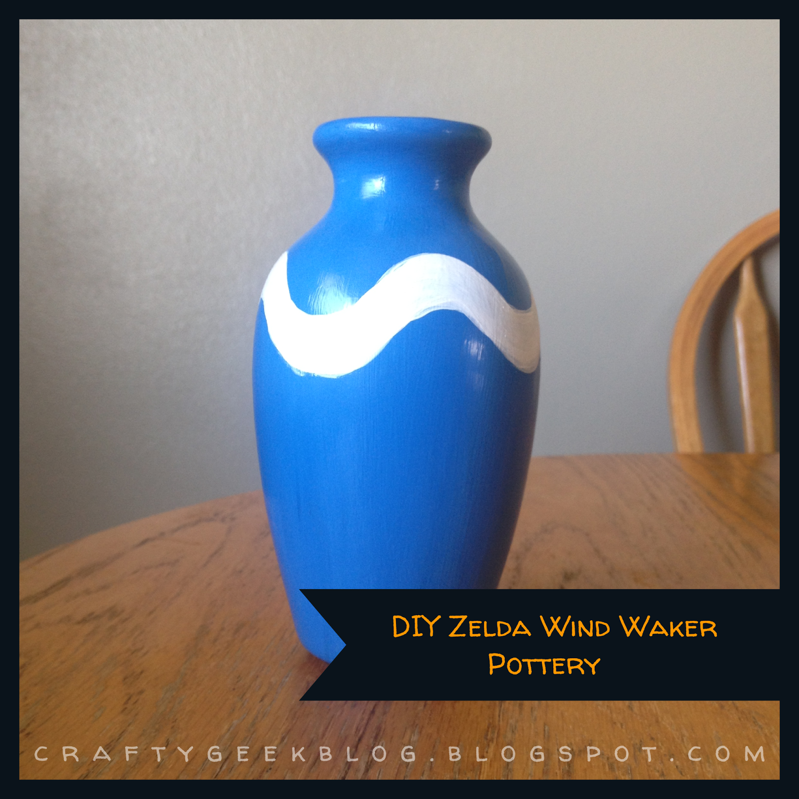 Crafty Geek Blog DIY Zelda Wind Waker Pottery