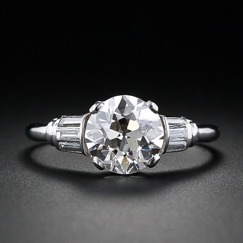 Antique, Vintage & Estate Engagement Rings Champagne Gem