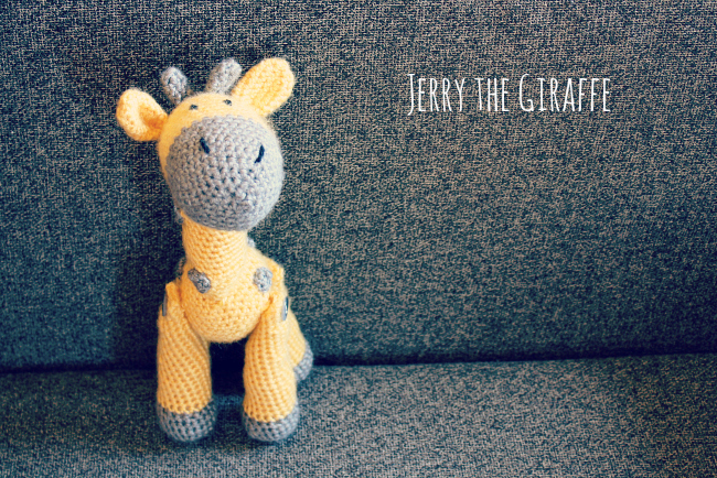 Jerry the Giraffe crochet amigurumi
