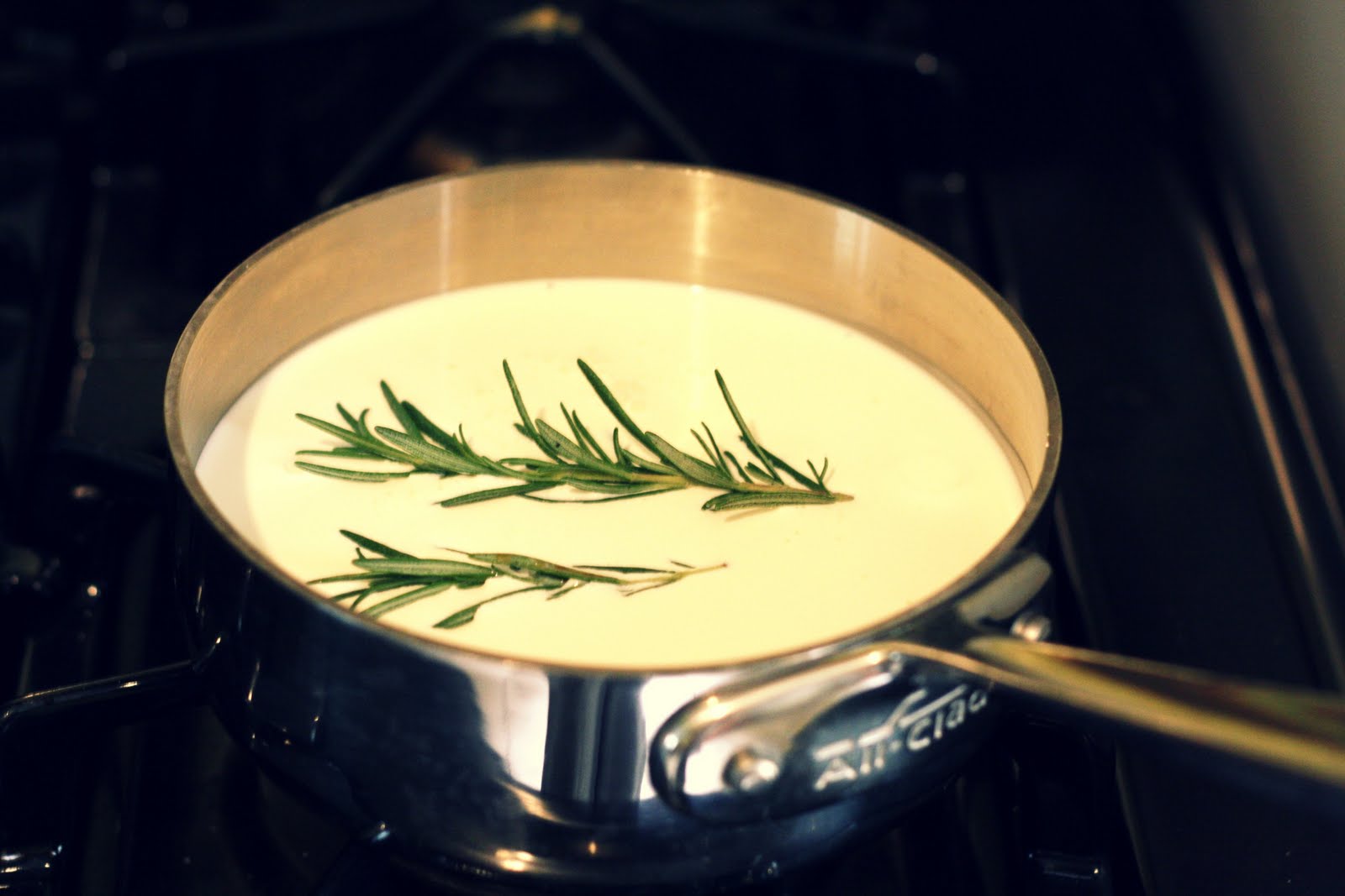 nochurn strawberry rosemary ice cream The Vanilla Bean Blog