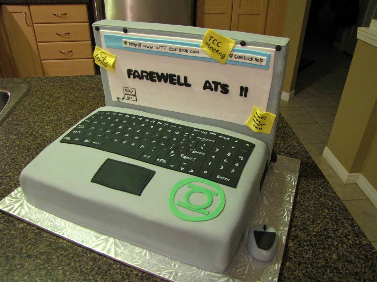 Ann Marie S Creative Cakes Computer Cake
