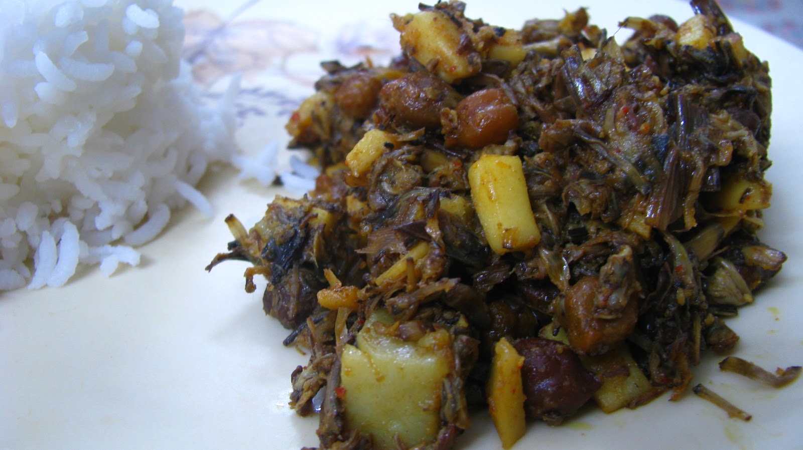 COOKADOODLEDO Banana Flower...Mochar Ghonto