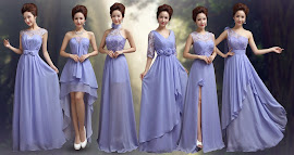 Lavender Lace Top Bridesmaids Maxi Dress II