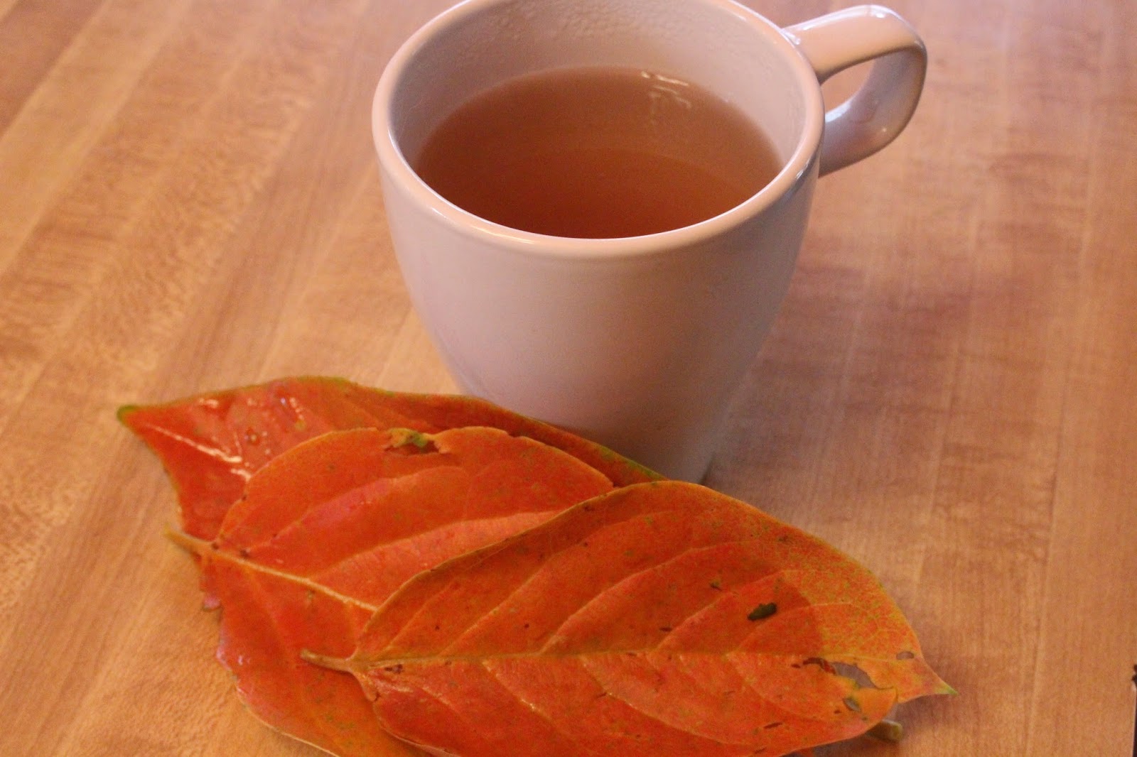 Hello from Studio mugen in California Persimmon Leaves Tea How to