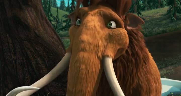 Screen Shot Of Ice Age: Dawn of the Dinosaurs (2009) Dual Audio Movie 300MB small Size PC Movie
