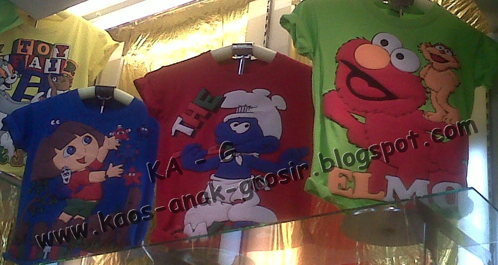 kaos anak grosir ka g kaos karakter smurf kaos anak grosir ka g kaos karakter smurf