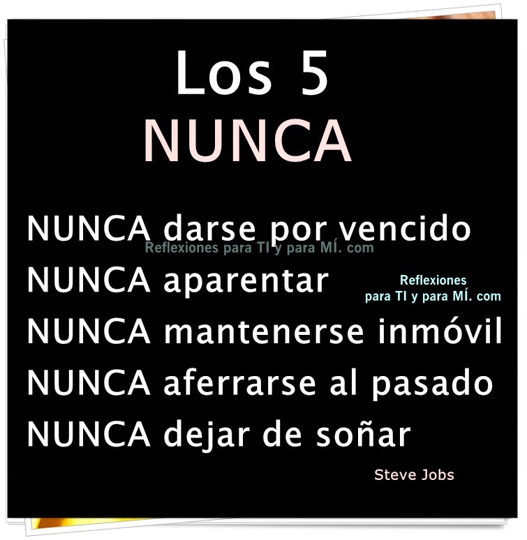 Resultado de imagen de nunca