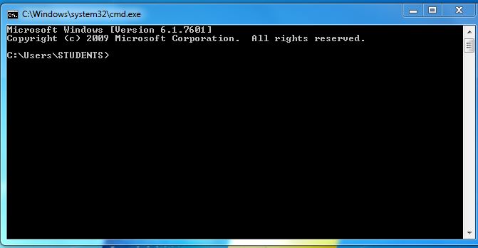 COMMAND PROMPT (cmd)