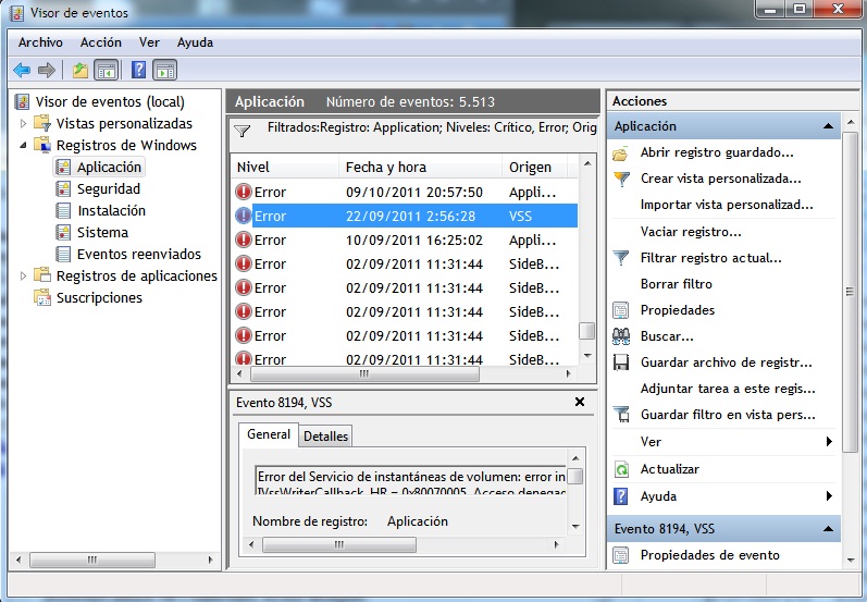 Secret Garden Diagnosticar Errores de Windows y de Hardware
