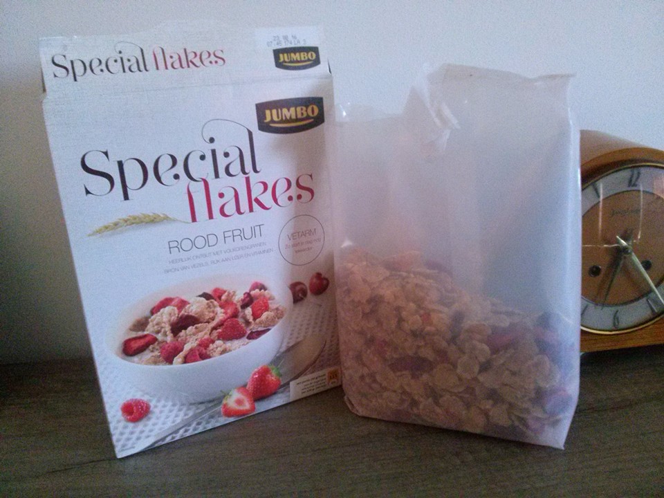 mijn persoonlijke ervaringen Jumbo Special Flakes Rood Fruit.