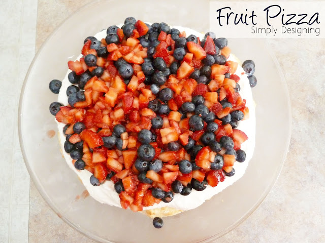Fresh Fruit Pizza #recipe #fruit #dessert