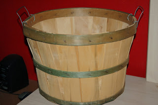 brown apple basket